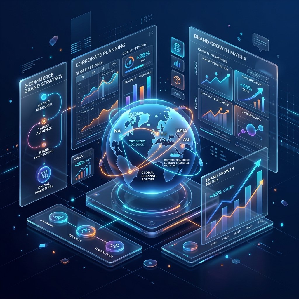 EcomExpert Brand Strategy Graphic